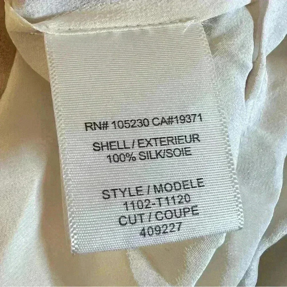 Joie silks sleeveless white top floral Print Size Small - Picture 6 of 6